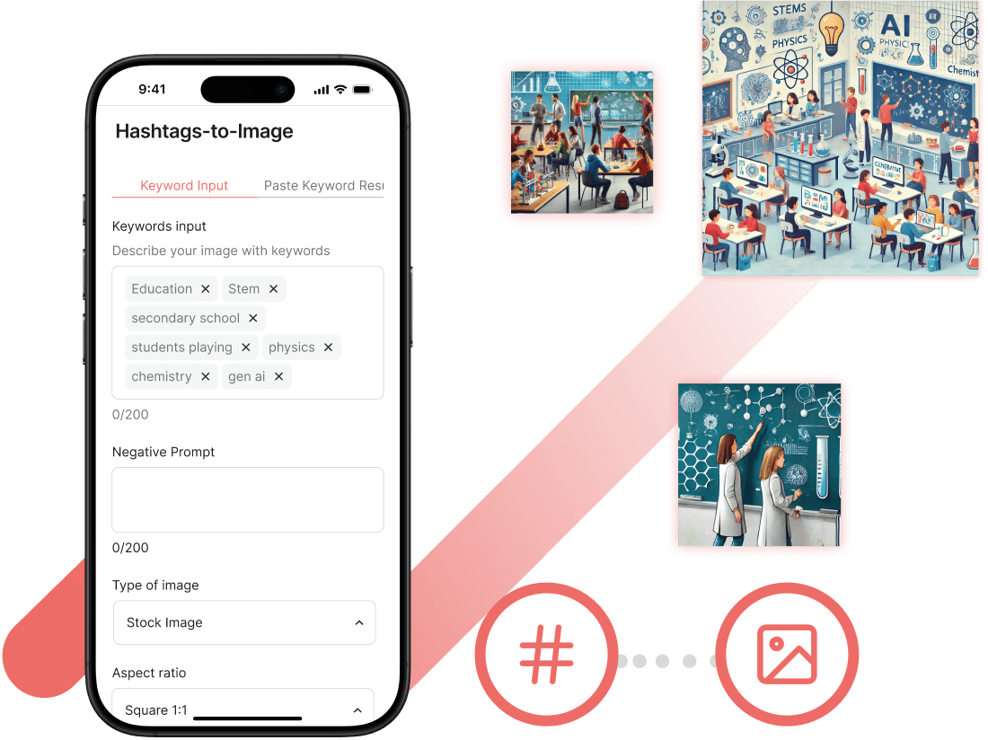 Hashtags-to-Image